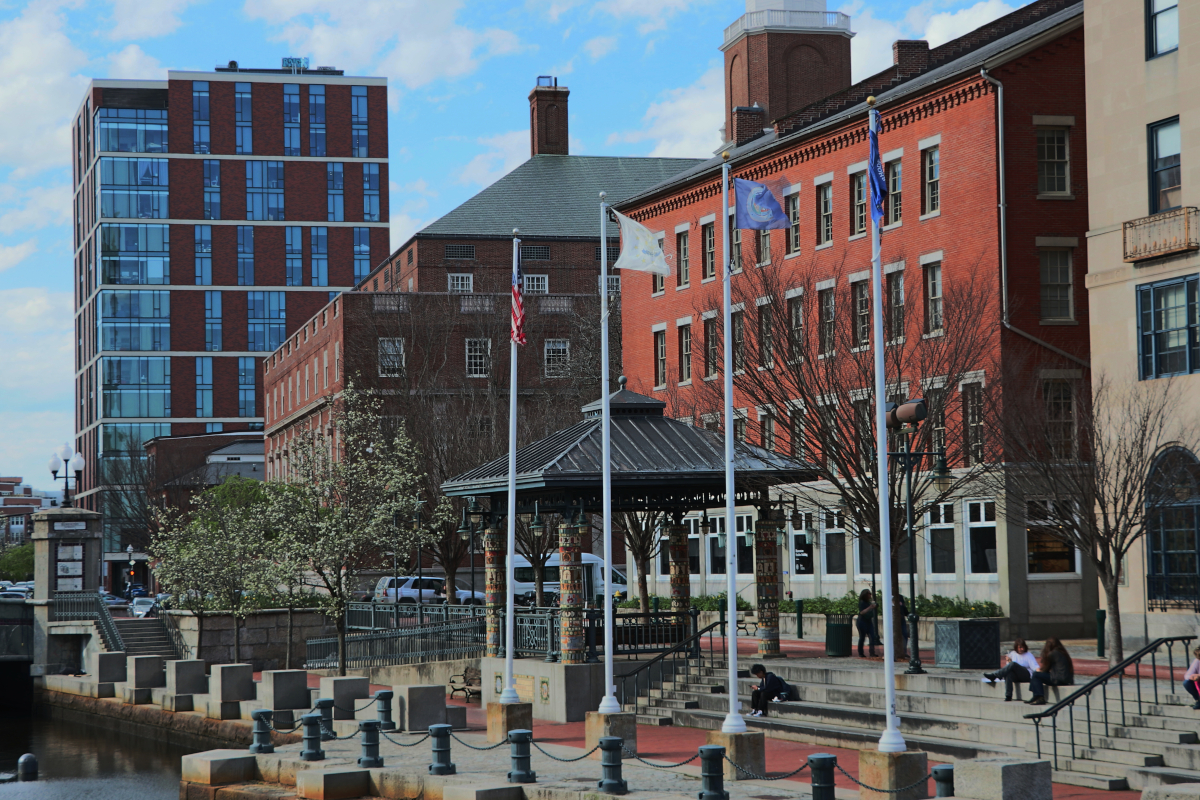 Scorcio della città Providence